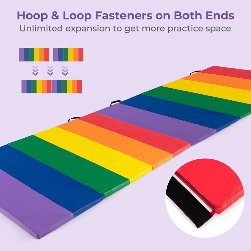 Hoop & Loop Fasteners on Both Ends  
Unlimited expansion to get more practice space