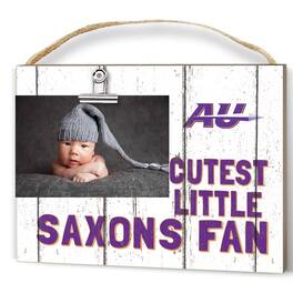 Jardine - Alfred University Saxons 8'' x 10'' Cutest Little Weathered Logo Clip Photo Frame - White