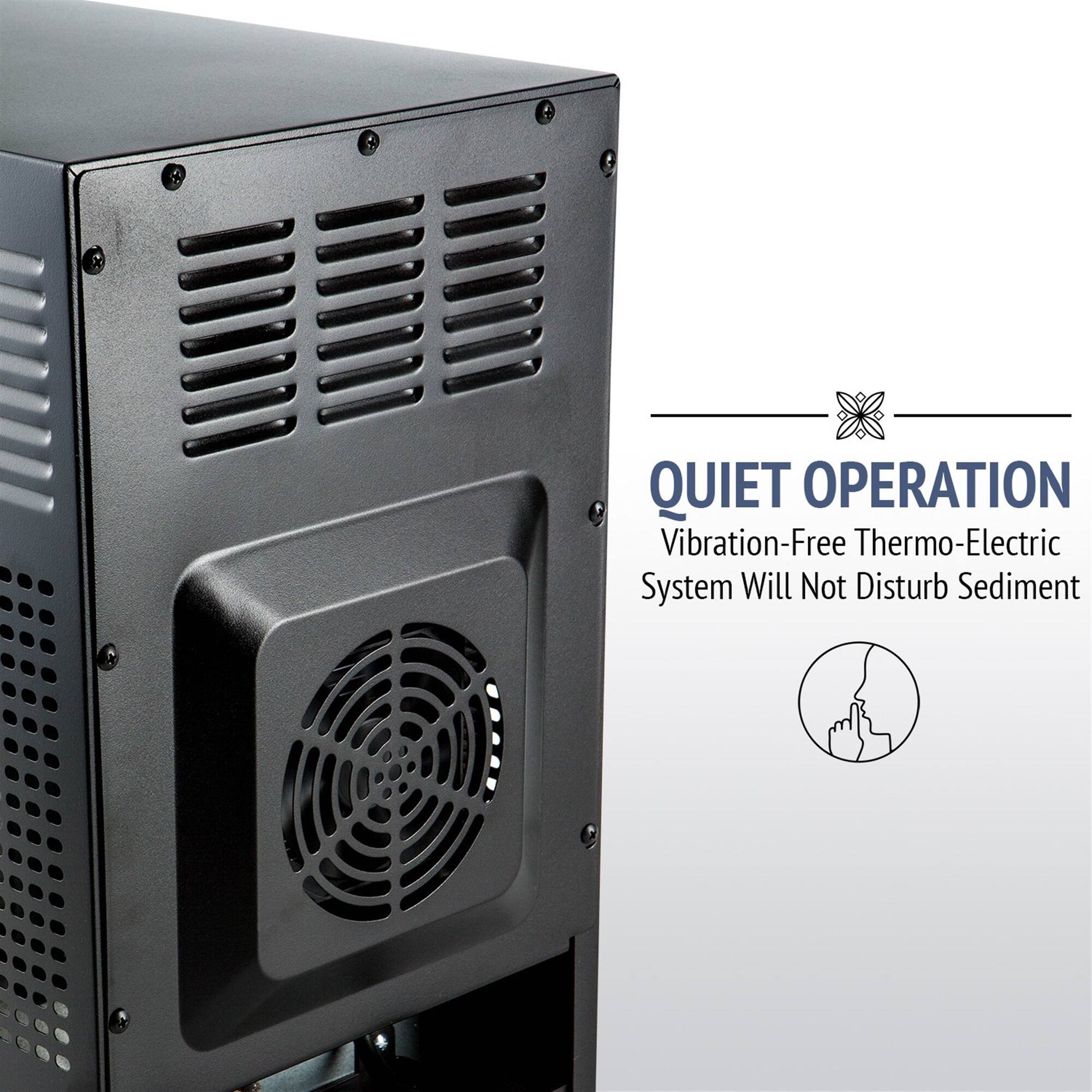 QUIET OPERATION  
Vibration-Free Thermo-Electric System Will Not Disturb Sediment