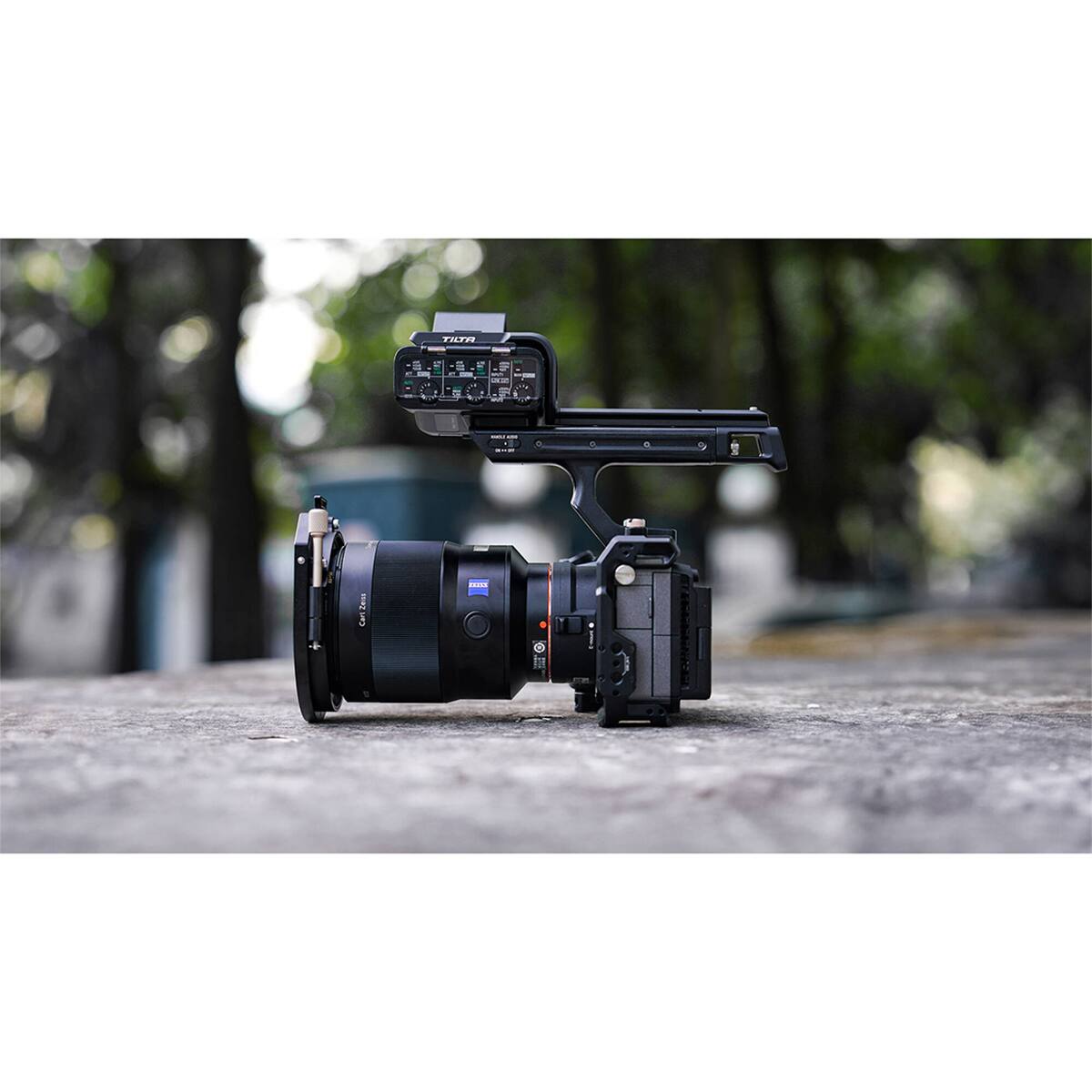 Alt View 6. Tilta - Tilta XLR Extension Bracket for Sony FX3/30/2 XLR-H1 Top Handle, Titanium Gray.