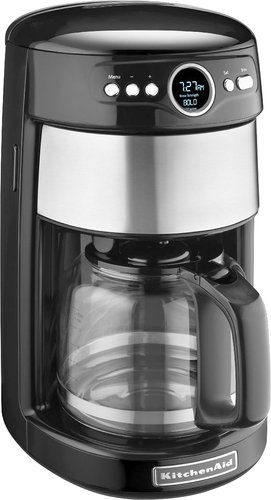 Zoom in on Front Zoom. KitchenAid - KCM1202OB 12-Cup Coffee Maker - Onyx Black.