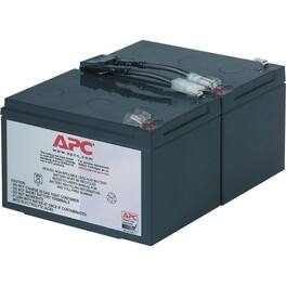APC - Replacement Battery Cartridge #6 - Black
