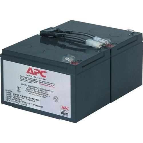 Front. APC - Replacement Battery Cartridge #6 - Black.