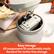 Easy storage
All components fit comfortably inside the bowl for clutter-free storage