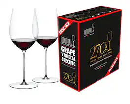 Riedel - Superleggero Bordeaux Grand Cru 2 Piece Wine Glass Set - Clear