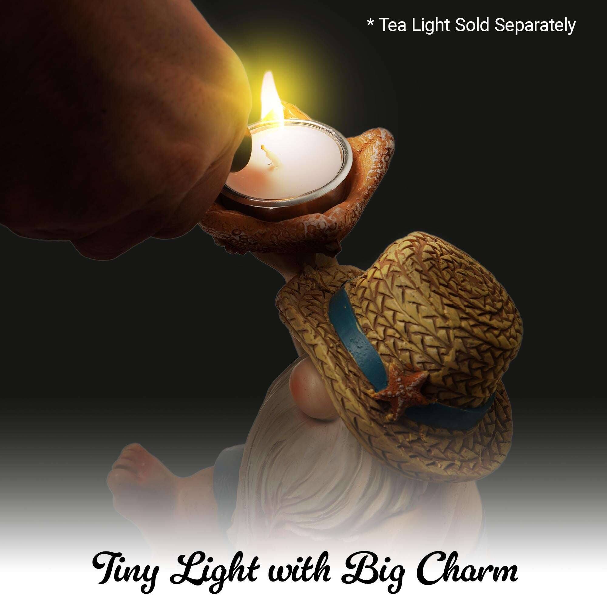 * Tea Light Sold Separately

Tiny Light with Big Charm