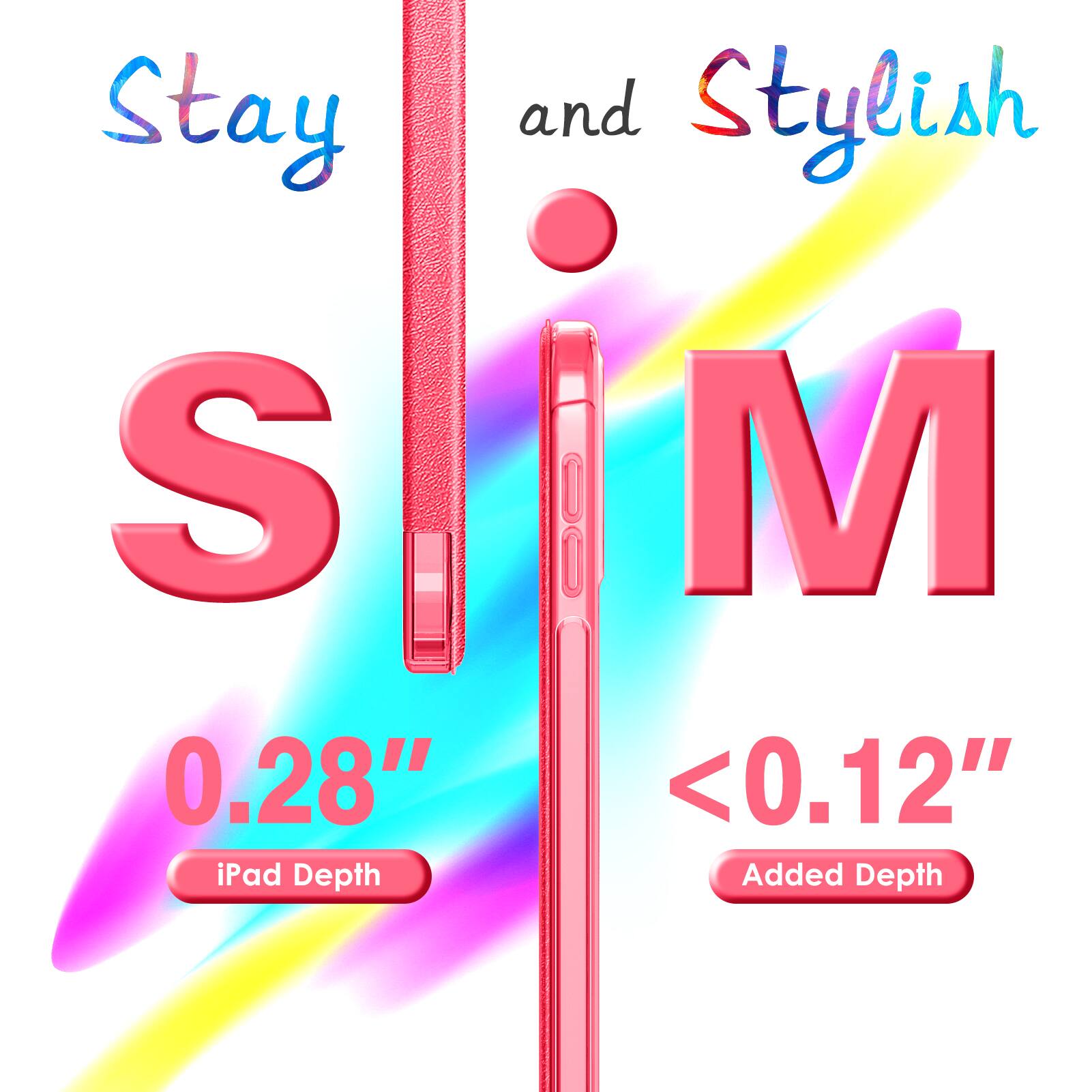 Stay and Stylish  
S M  
0.28" iPad Depth  
<0.12" Added Depth