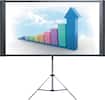 Front. Epson - Duet 80" Portable Projector Screen - Black.