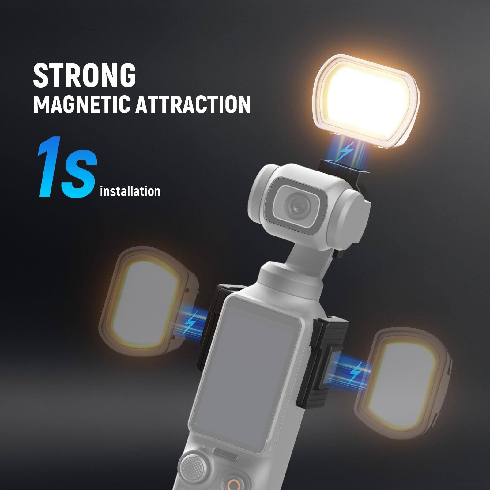 STRONG MAGNETIC ATTRACTION  
1s installation