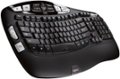 Alt View Zoom 11. Logitech - K350 Ergonomic Full-size Membrane Wireless Keyboard - Black.