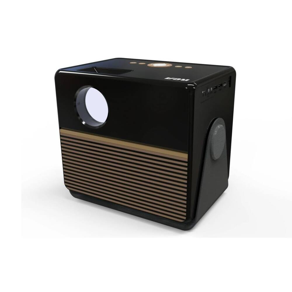 Angle. RCA - RPJ227 1080P Smart Streaming Projector with ROKU Express Streaming Device Black, 250 ANSI Lumens, HDMI, WiFi & Bluetooth - Black.