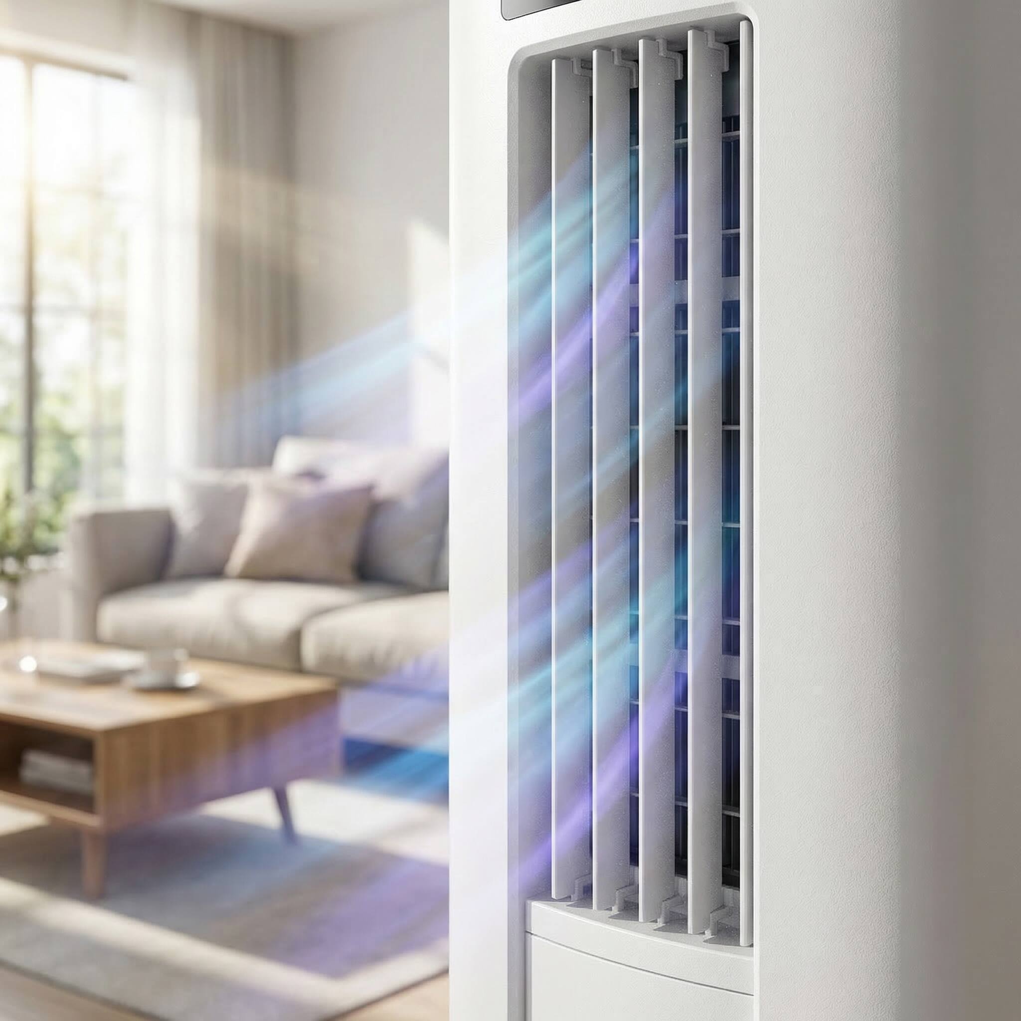 Alt View 4. Airplus - 7500 BTU Portable Air Conditioner Cools 500 Sq. Ft. with Dehumidifier, Remote and Large Air Outlet - White.