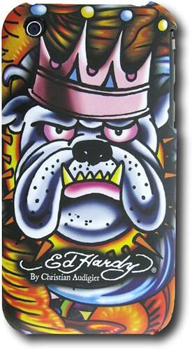 Front Standard. Ed Hardy - Case for Apple® iPhone® 3G and 3GS - Black.