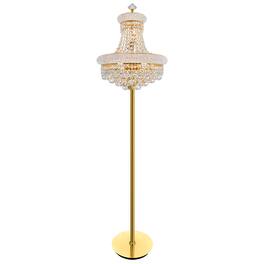CWI Lighting - Empire 8 Light Floor Lamp With Finish - Gold