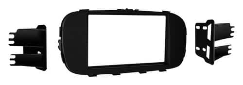 Front. Metra - Dash Kit for Select 2014-2019 Kia Soul DIN DDIN - Matte Black.
