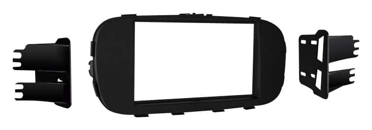 Front. Metra - Dash Kit for Select 2014-2019 Kia Soul DIN - Matte Black.