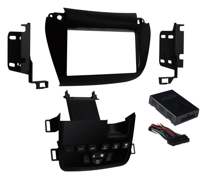 Front. Metra - Dash Kit for Select 2011-2020 Dodge Journey DIN DDIN - Black.