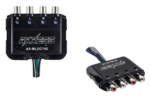 AXXESS - 4-Channel Line Output Converter - Black was $29.99 now $22.49 (25.0% off)