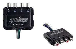 AXXESS - 4-Channel Line Output Converter - Black - Front_Zoom