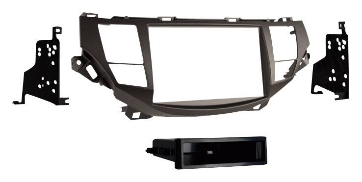 Front. Metra - Dash Kit for Select 2008-2012 Honda Accord Accord DIN DDIN - Taupe.