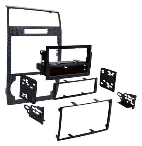 Front. Metra - Installation Kit for Select 2005-2007 Dodge Charger and Magnum Vehicles - Carbon Fiber.