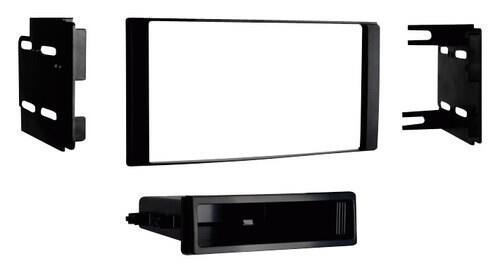 Front. Metra - Dash Kit for Select 2012-2019 Nissan Versa DIN DDIN - Black.