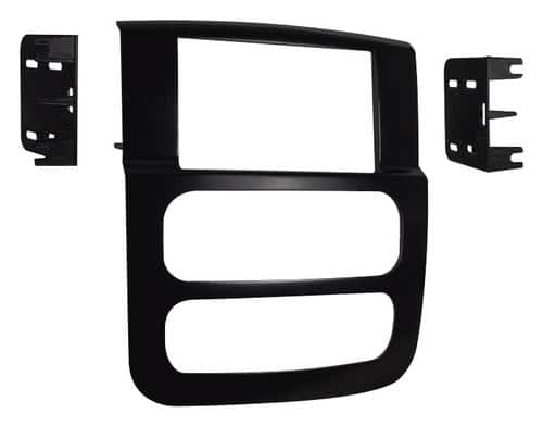Front. Metra - Dash Kit for Select 2002-2005 Dodge Ram DDIN - Matte Black.