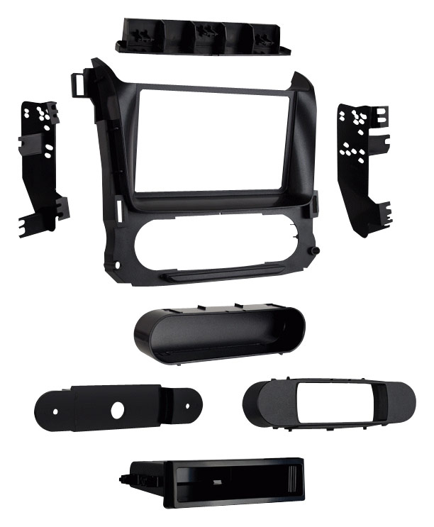 Metra Dash Kit for Select 2015-2020 Chevrolet Tahoe Suburban DIN DDIN Black  99-3015G - Best Buy