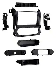 Front. Metra - Dash Kit for Select 2015-2020 Chevrolet Tahoe Suburban DIN DDIN - Black.