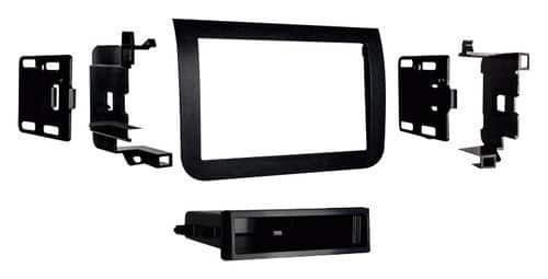 Front. Metra - Dash Kit for Select 2014-2023 Ram ProMaster DIN DDIN - Black.