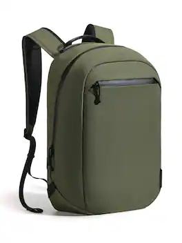 ALPAKA - Aero Pack 16L Laptop Backpack with 16" Sleeve Lightweight Water-Resistant Travel Commuter Backpack - Green Axoflux 210D