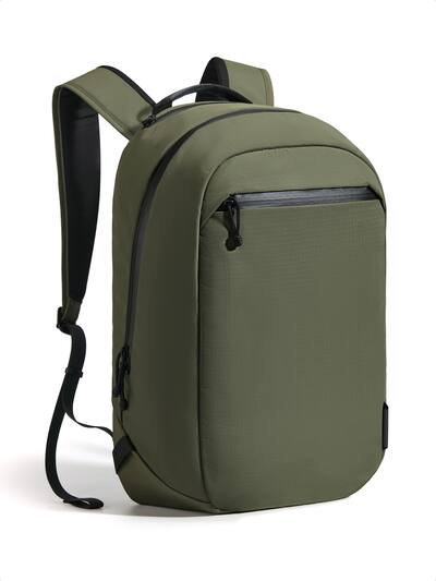 backpack for 16 inch laptop Vintage Canvas Travel Waxed Canvas Backpack Wa RockCow Leather Studio Nyx Purpose 16 Laptop Backpack HP Everyday Carrying Case (Backpack)