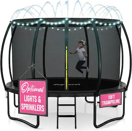 Joy CEER Optional LIGHTS & SPRINKLERS 10FT TRAMPOLINE