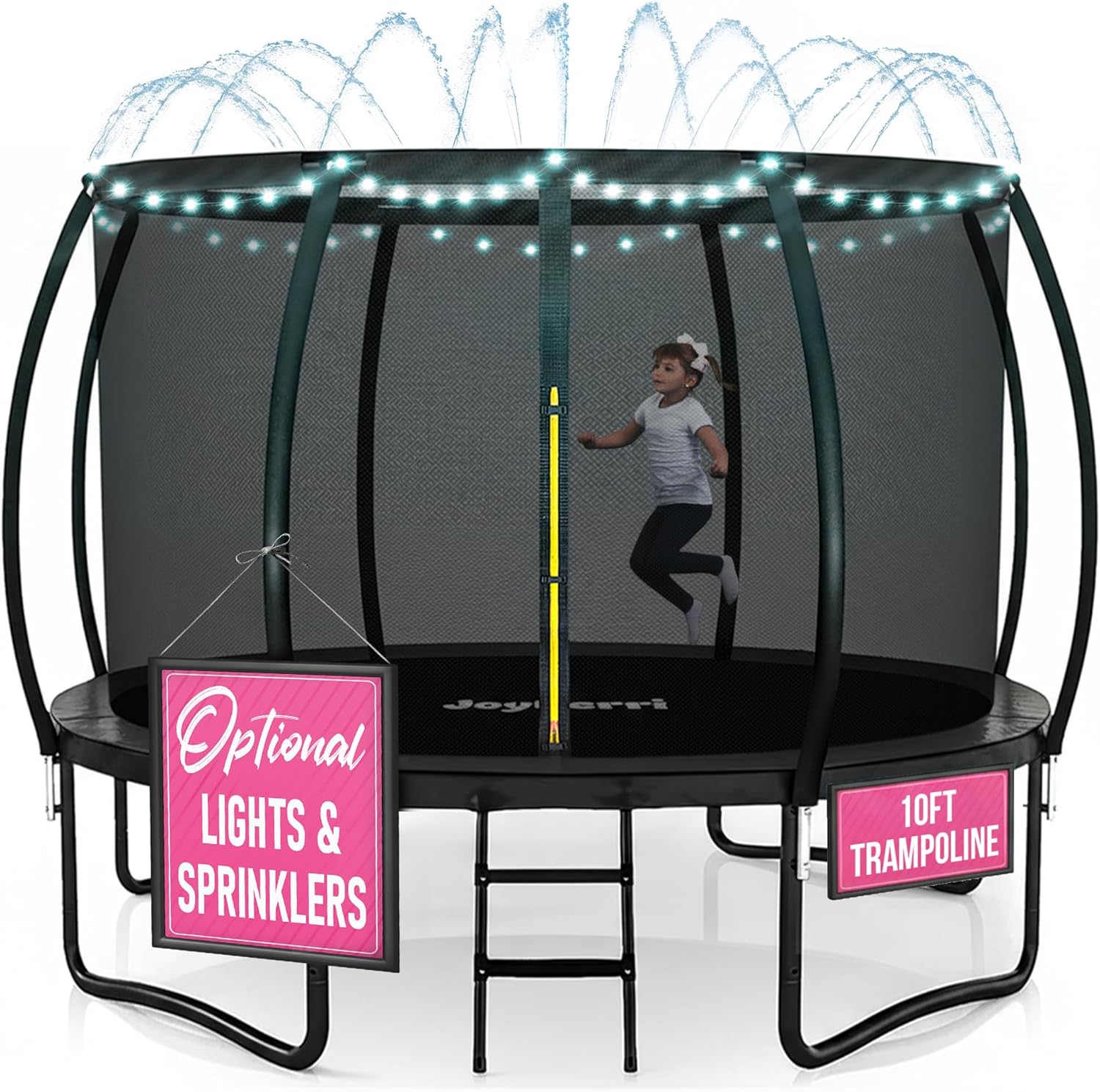 Joy CEER Optional LIGHTS & SPRINKLERS 10FT TRAMPOLINE