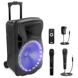 Pyle - PyleUsa Portable Bluetooth PA Speaker-300W 12”