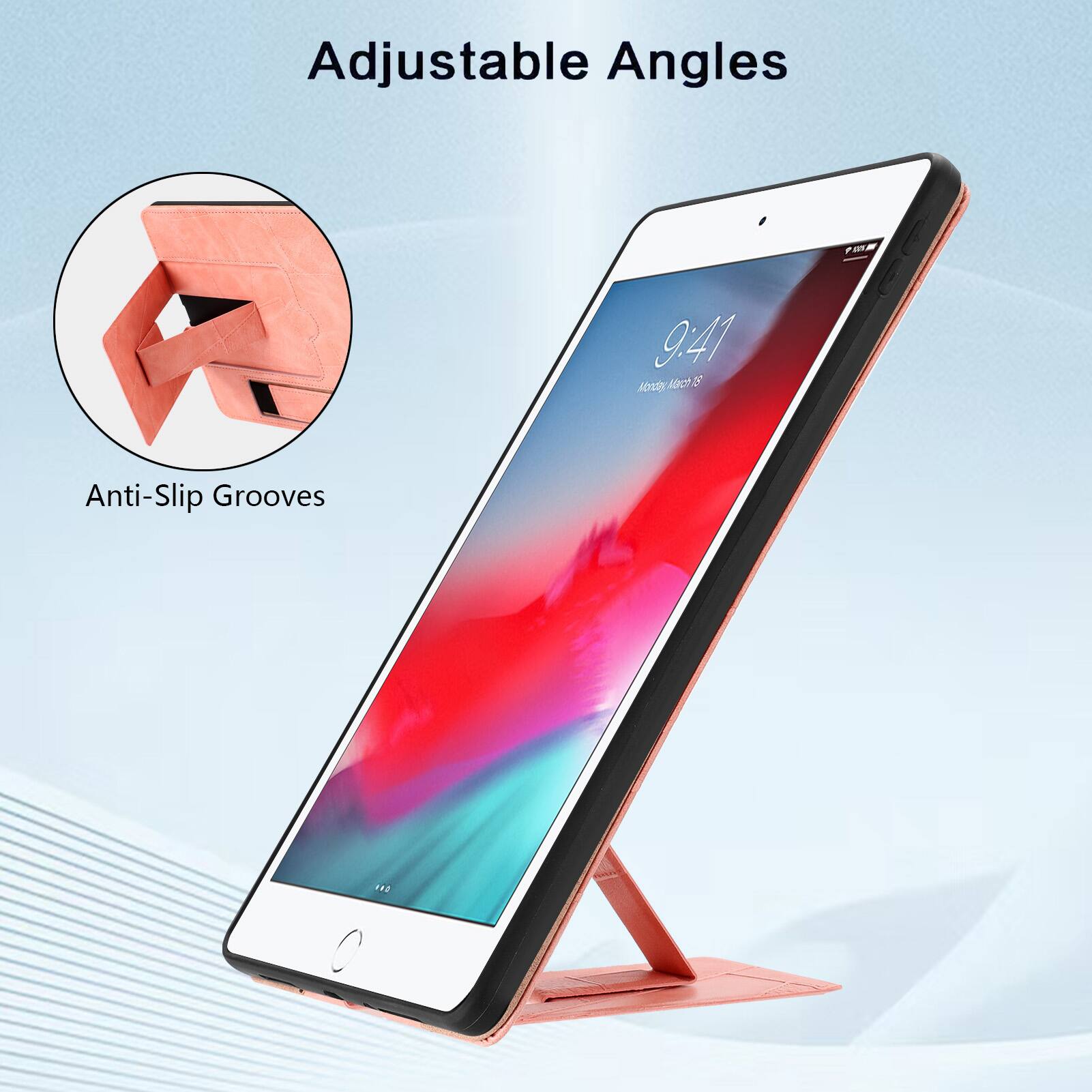 Adjustable Angles

9:41

Anti-Slip Grooves