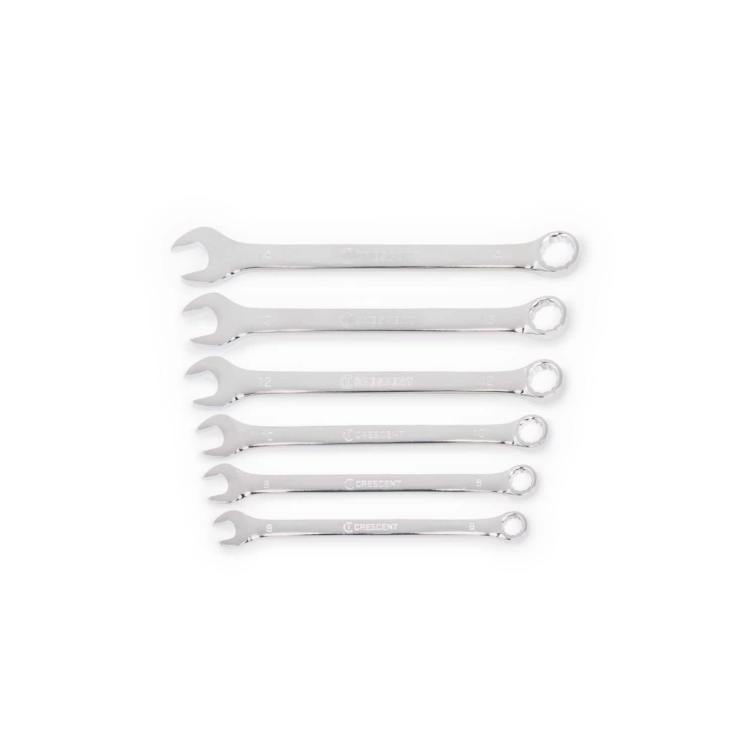Crescent - 12 Point Metric Combination Wrench Set 9.5 in. L 6 pk price history on PriceWatchPro