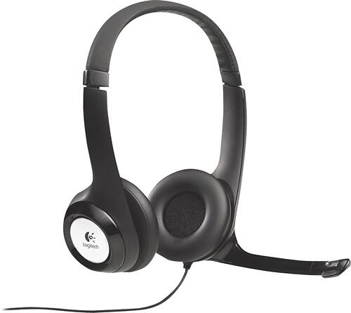 Logitech H390 Usb Headset With Noise Canceling Microphone Black 981 Best Buy