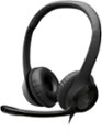 Front Zoom. Logitech - H390 Wired USB Noise-Cancelling On-Ear Headset - Black.