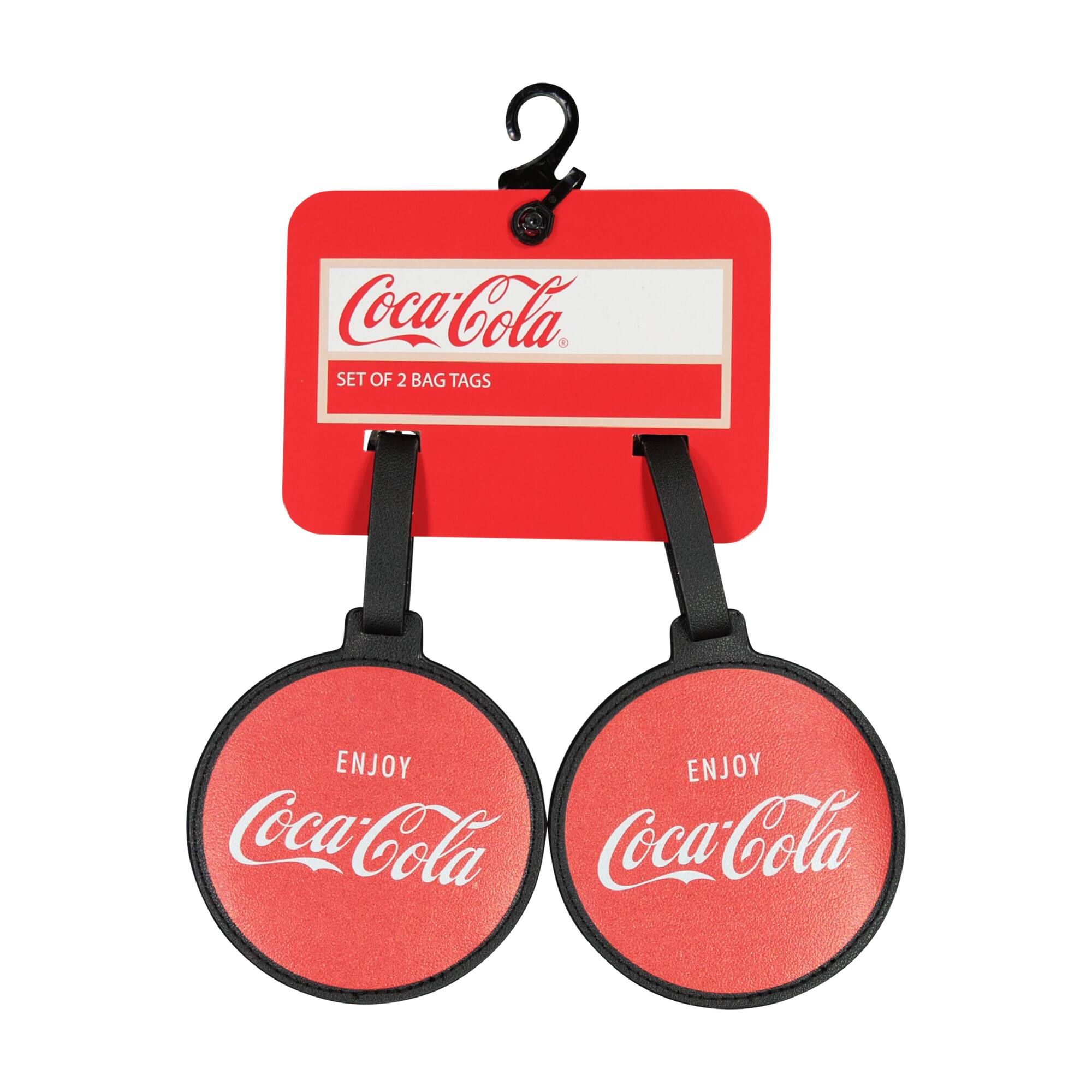 Coca-Cola  
SET OF 2 BAG TAGS  
ENJOY Coca-Cola  
ENJOY Coca-Cola