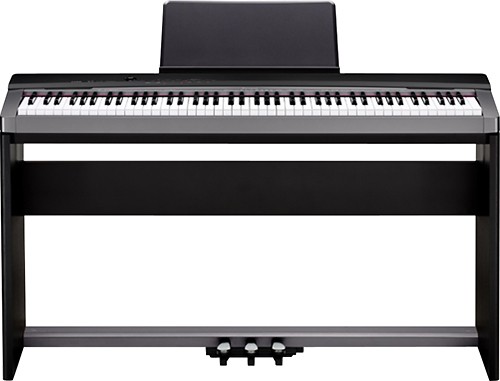 Buy: Casio Privia Full-Size Keyboard with 88 Keys with Stand and Pedal PX-130