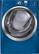 Front Standard. Electrolux - 8.0 Cu. Ft. 56-Cycle Electric Dryer - Mediterranean Blue.