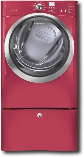 Front Standard. Electrolux - 8.0 Cu. Ft. 56-Cycle Gas Dryer - Red.