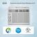 Alt View 13. Emerson Quiet Kool - 150 Sq. Ft. Window Air Conditioner - White.