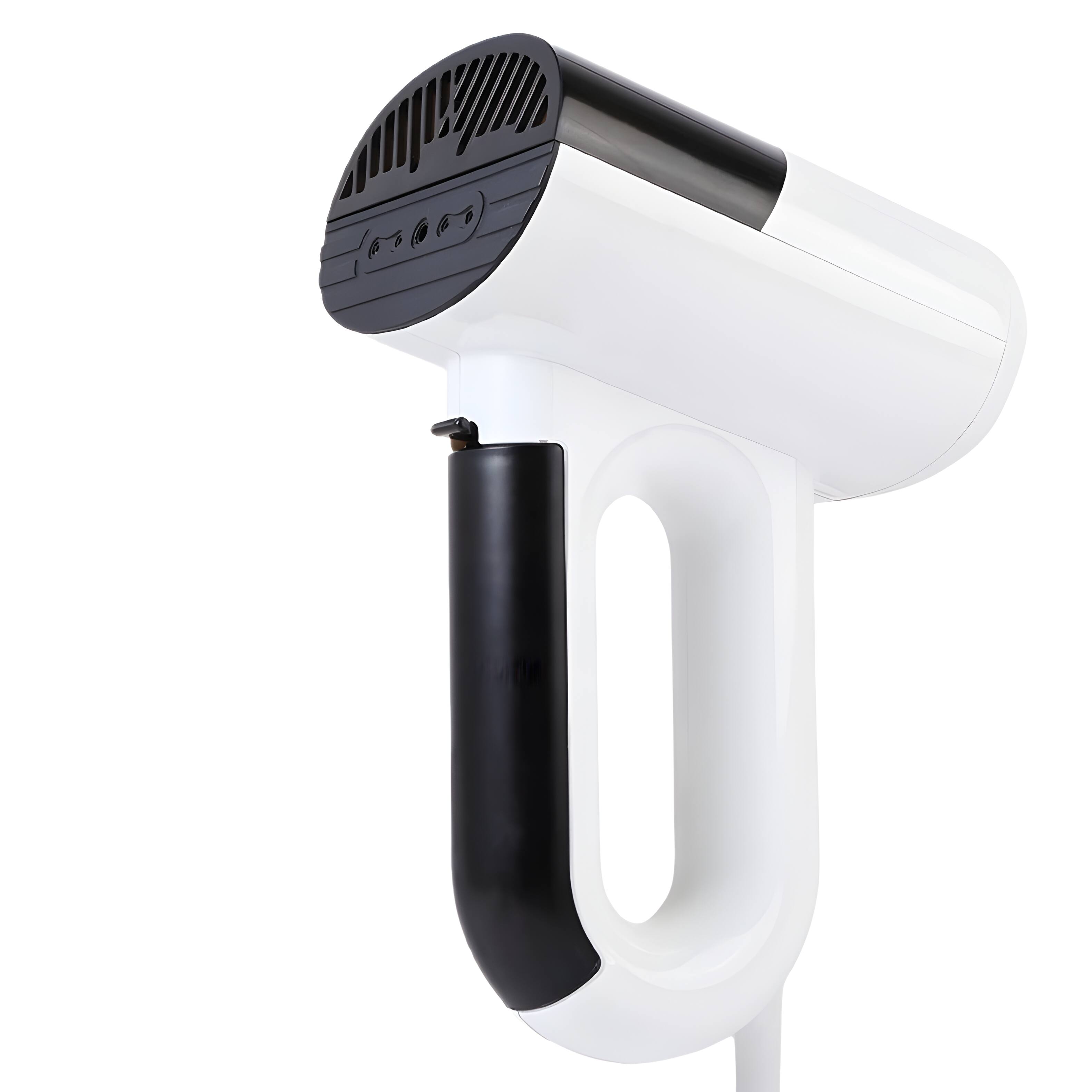 Front. Cluzine - Handheld Garment Steamer, 3-Speed, 2-Mode Iron with Detachable Tank, for All Fabrics - Grey.