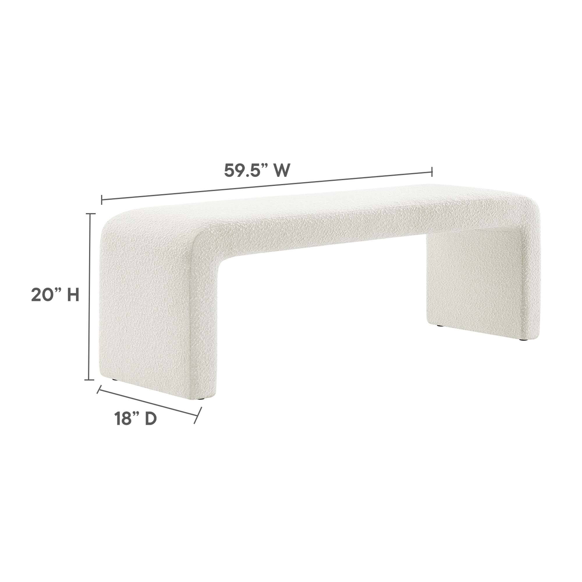 59.5" W x 20" H x 18" D