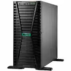 Front. HP - HPE ProLiant ML110 G11 4.5U Tower Server - 1 x Intel Xeon Gold 5416S 2 GHz - 64 GB RAM - 1.92 TB SSD - (2 x 960GB) SSD - Black.