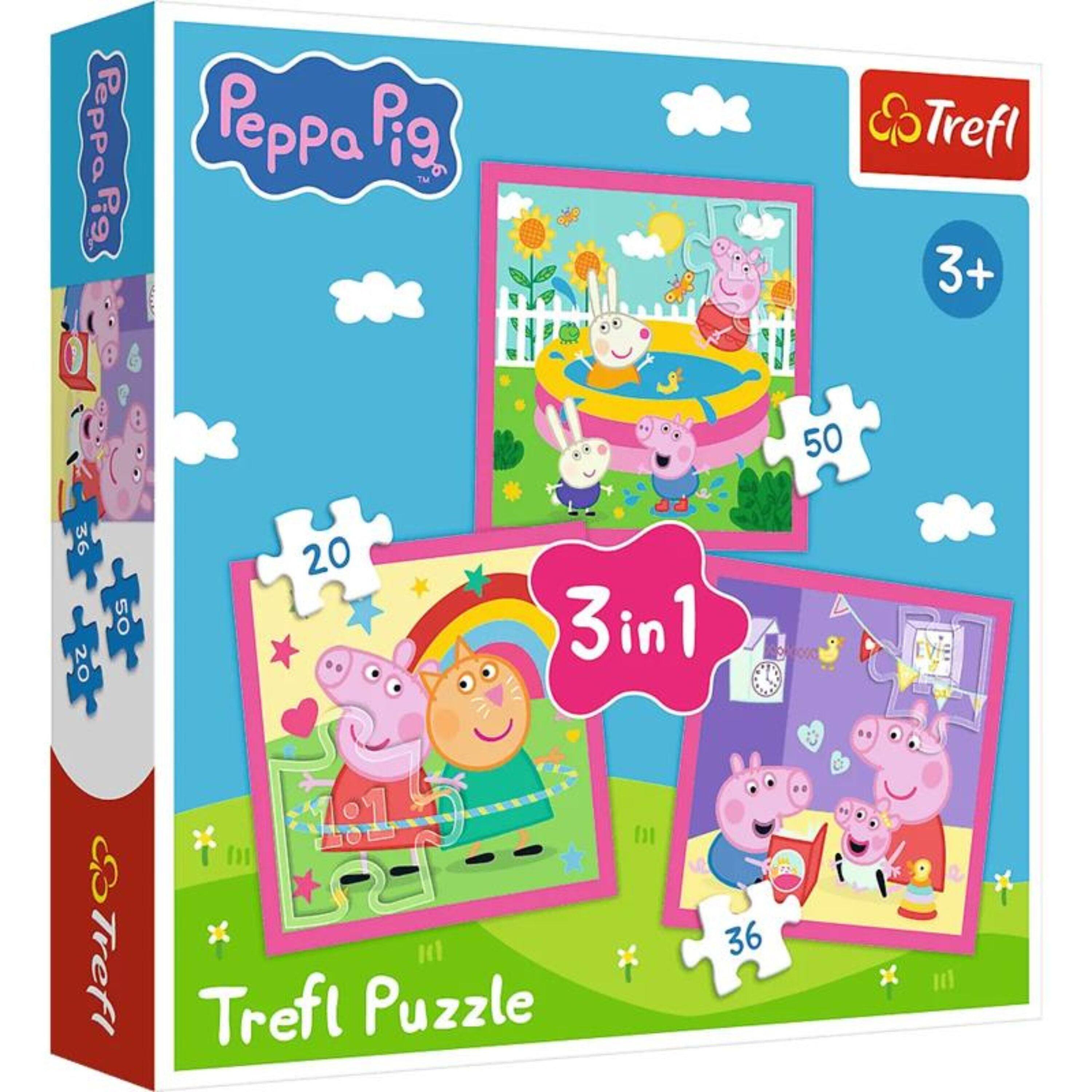Peppa Pig™  
Trefl 3+  
36  
20  
3in1  
50  
Trefl  
Trefl Puzzle