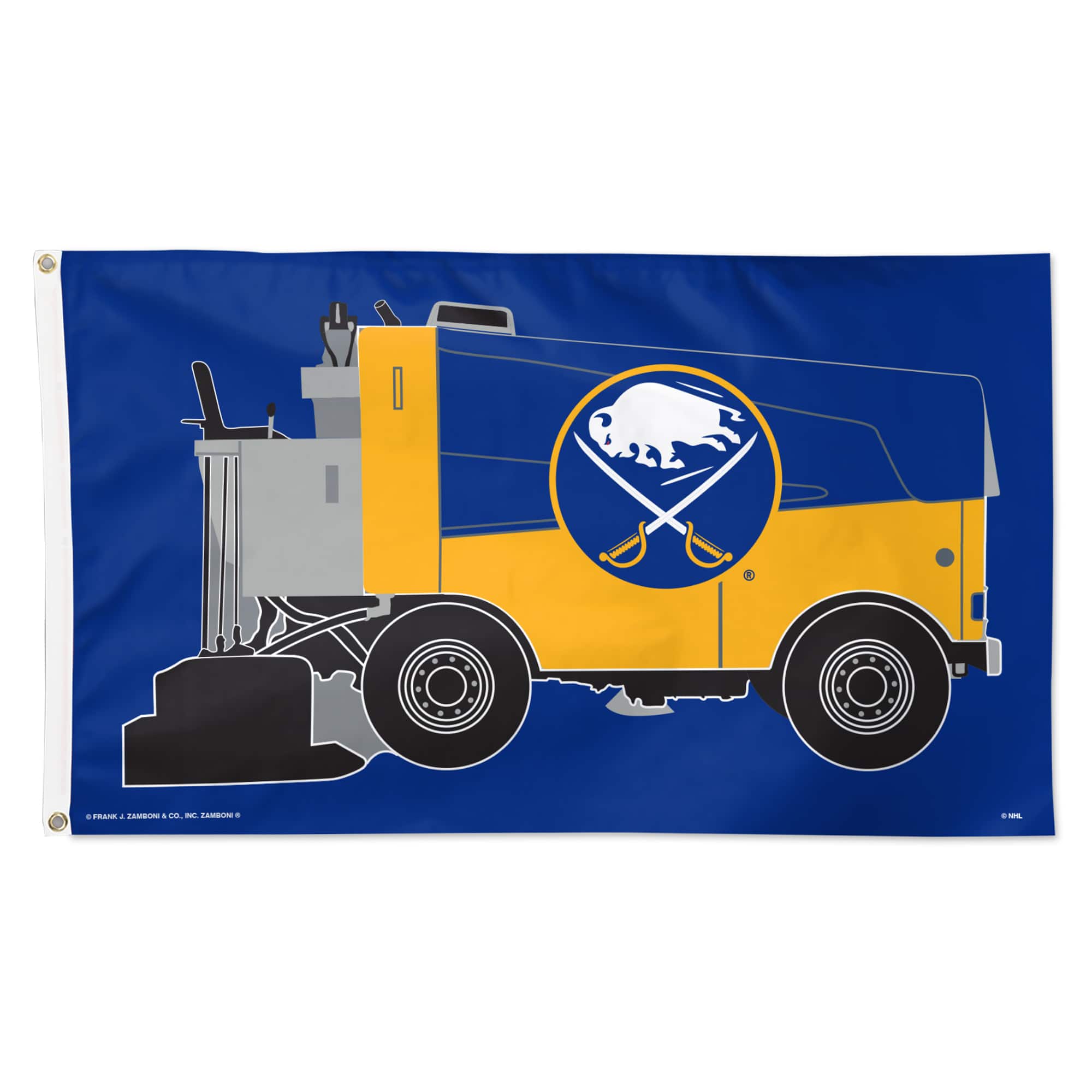 WinCraft - Buffalo Sabres 3' x 5' Single-Sided Deluxe Game Day Flag - Multicolor