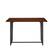 Front Zoom. Walker Edison - Modern Metal and Wood Drop-Leaf Dining Table - Dark Walnut.